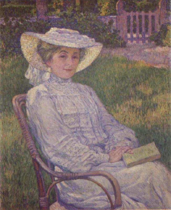 Theo Van Rysselberghe The Woman in White china oil painting image